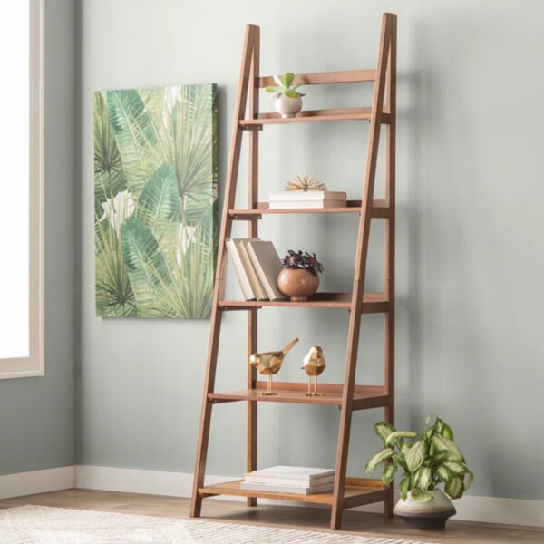 Kamal Narrow Ladder Bookcase