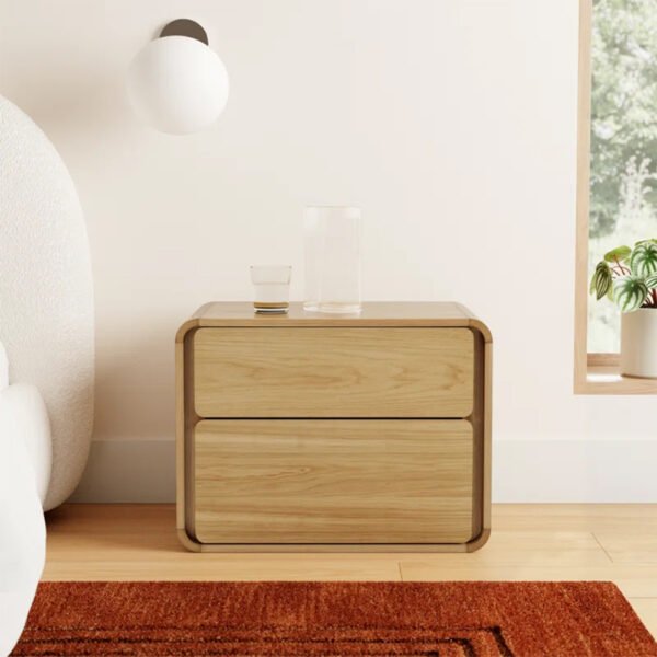 Berkeley Two Drawer Bedside Table
