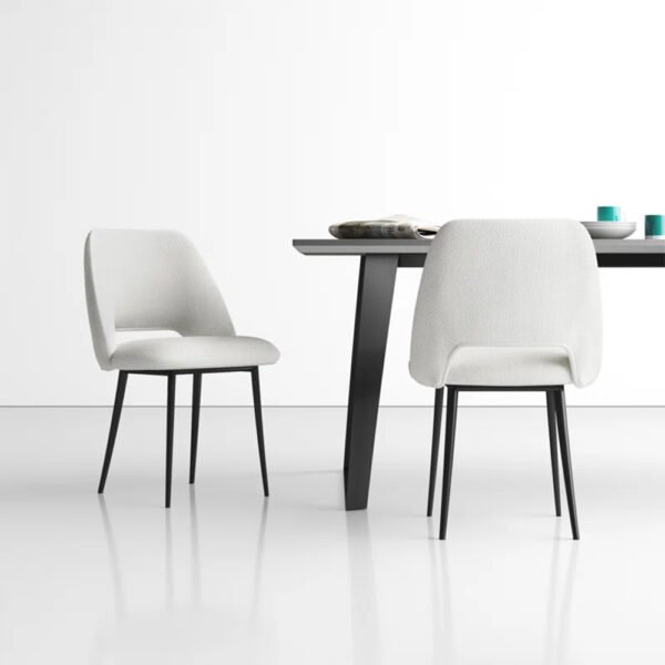 Valdez Boucle Dining Chair Set of 2