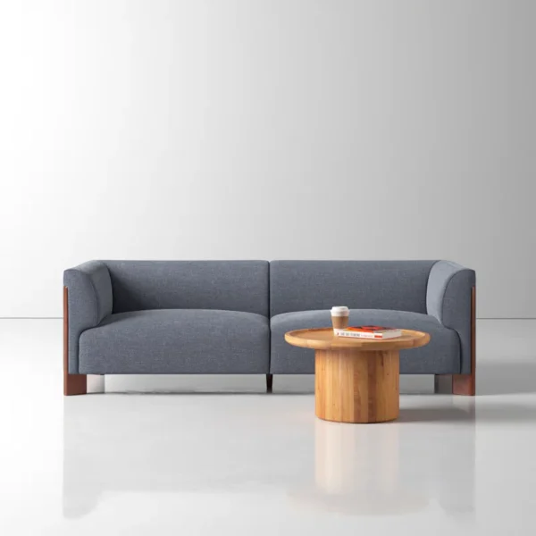 Wanetta Upholstered Sofa with Solid Wood Leg
