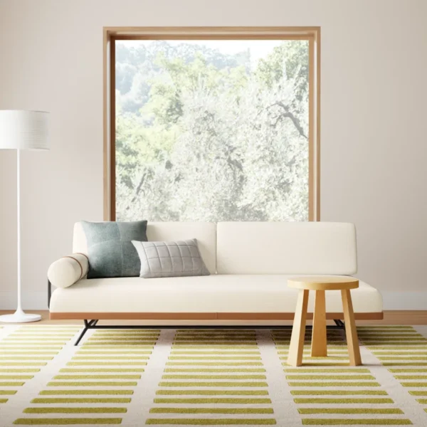Elsmere Upholstered Sofa with Metal Base