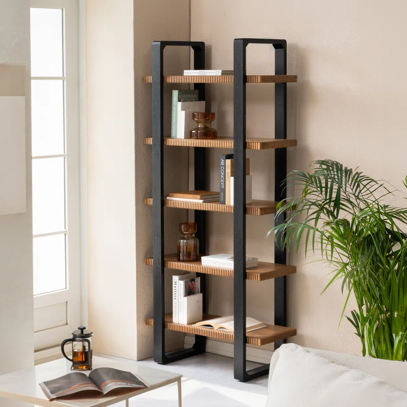 Urbana Bookshelf with Metal Base