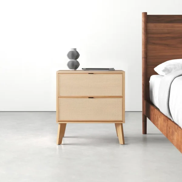Raenada Two Drawer Nightstand