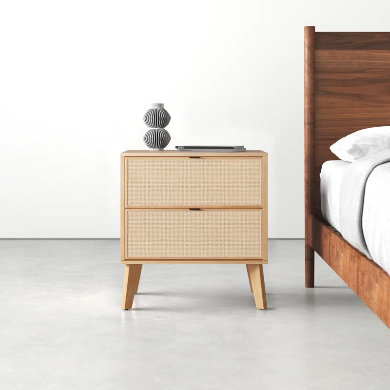 Raenada Two Drawer Nightstand