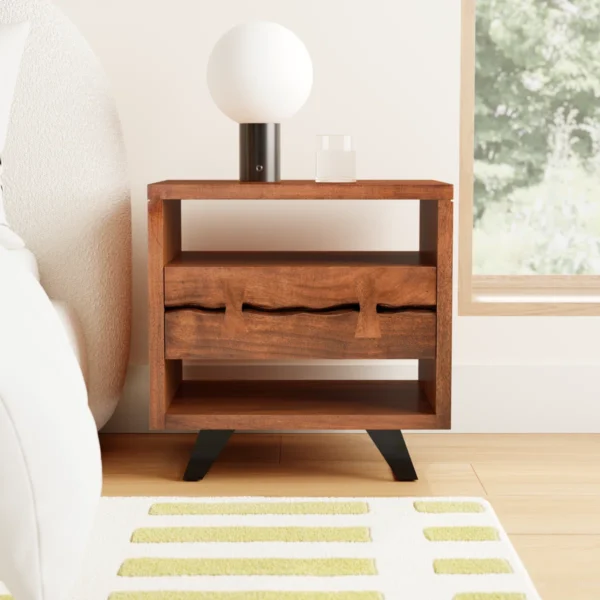 Live Edge Broughton Modern Bedside