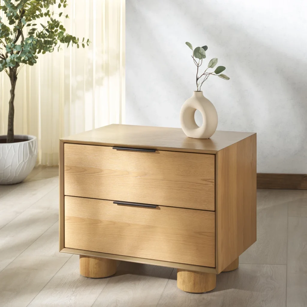 Vanora Two Drawer Nightstand