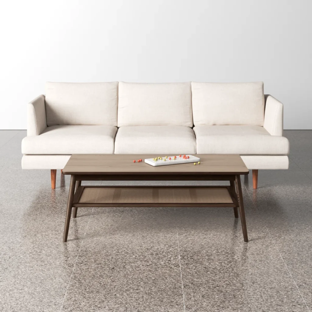 Andor Coffee Table with Natural Cane