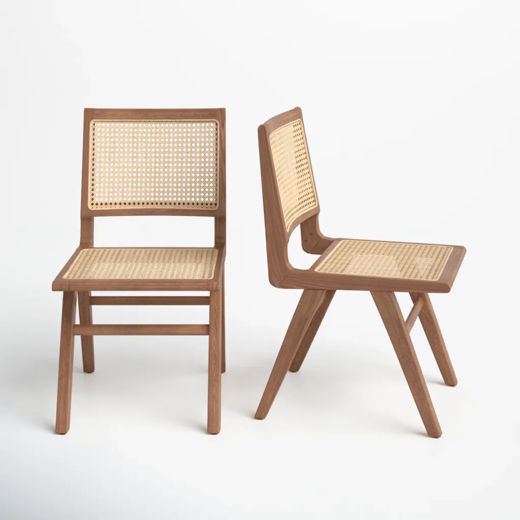 MOD Design 54 Atticus Cane Dining Chair Set of 2