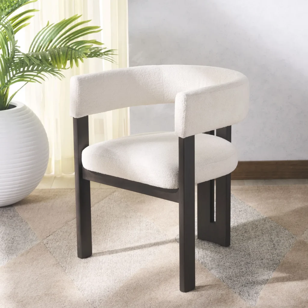 Lenita Boucle Dining Chair