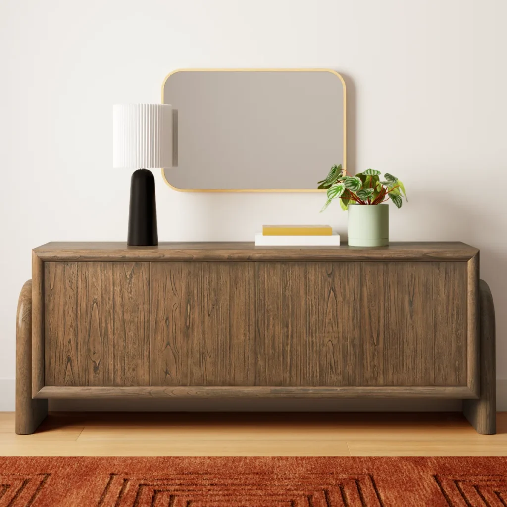 Modern Design Fan Sideboard