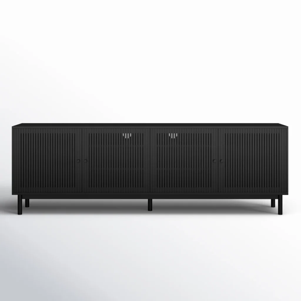 Janya Media Console with Four Doors