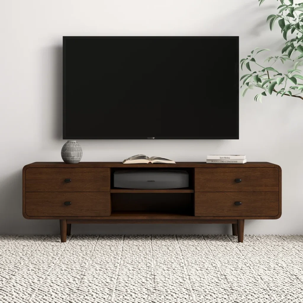 Florent TV Cabinet with Four Drawers