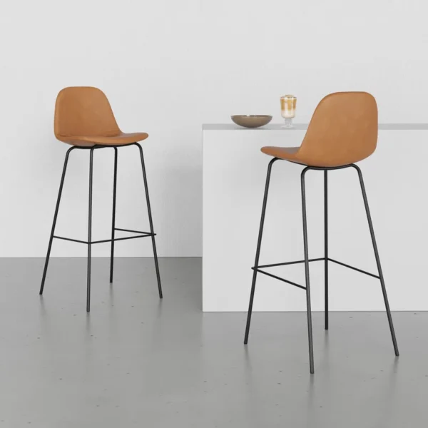 Kody Vegan Bar Chair Set of 2