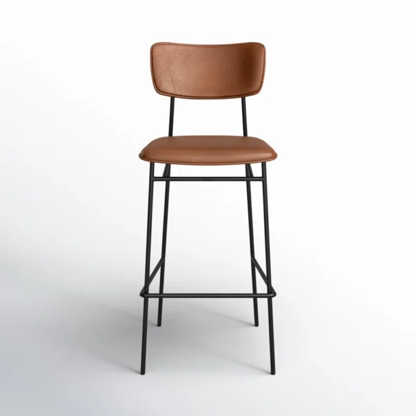 Turin Bar Chair with Metal Base