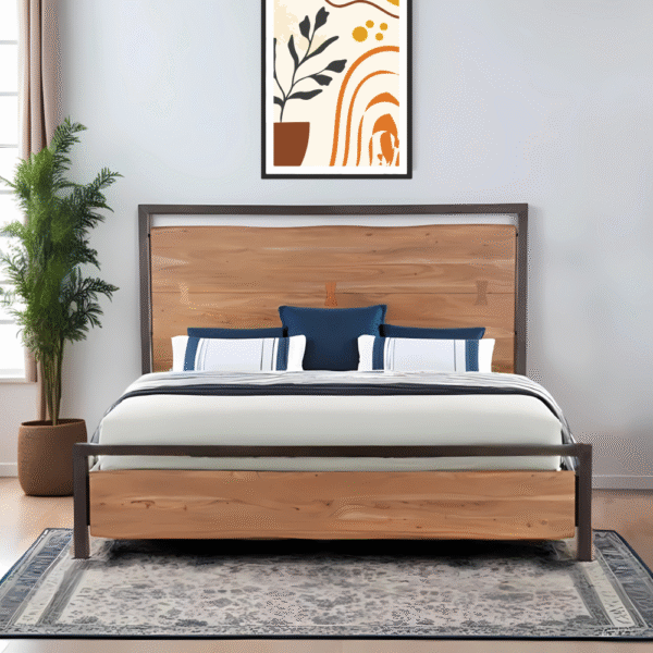 Glen Smoke Bed with Metal Legs