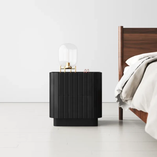 Daley Two Drawer Bedside
