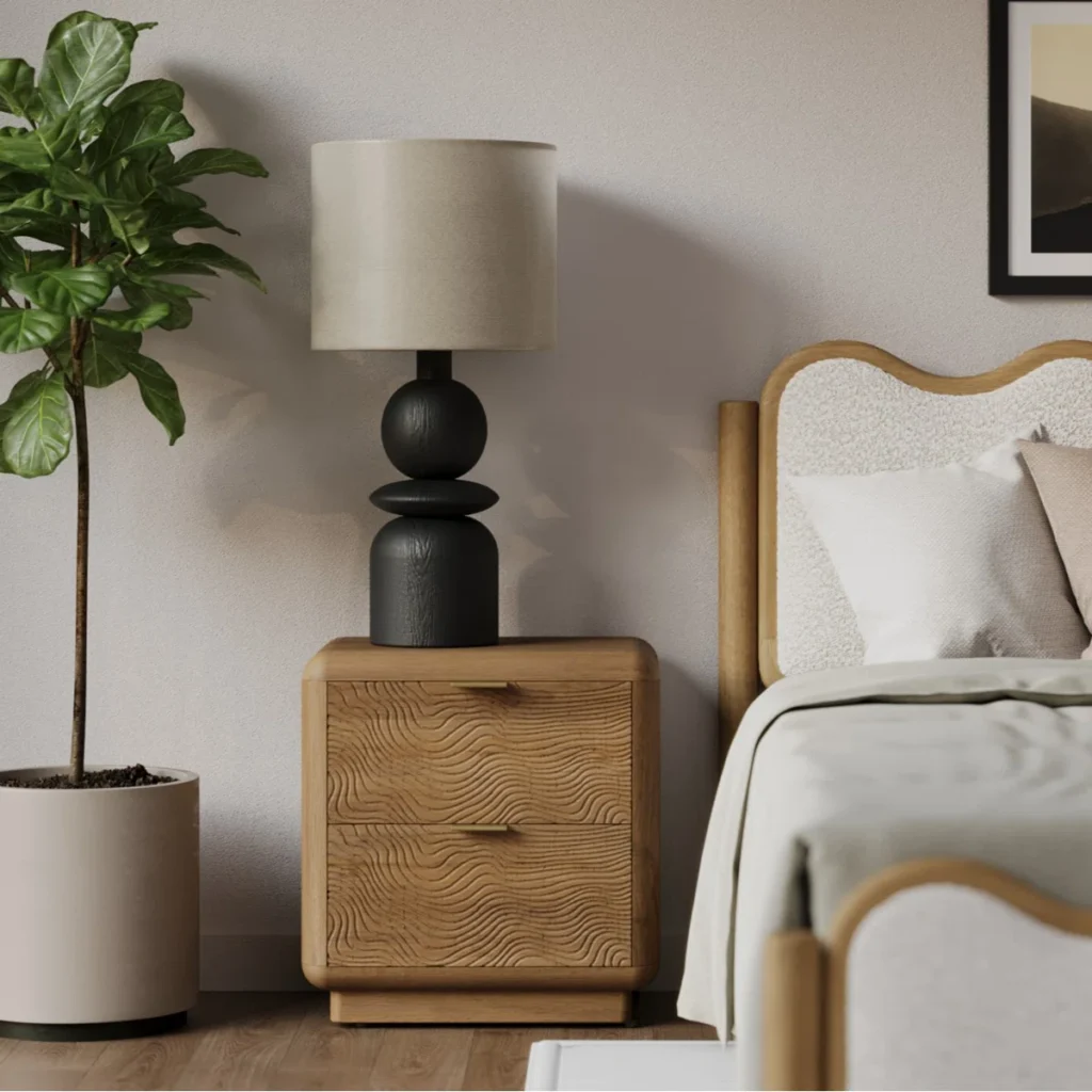Textured Bedside