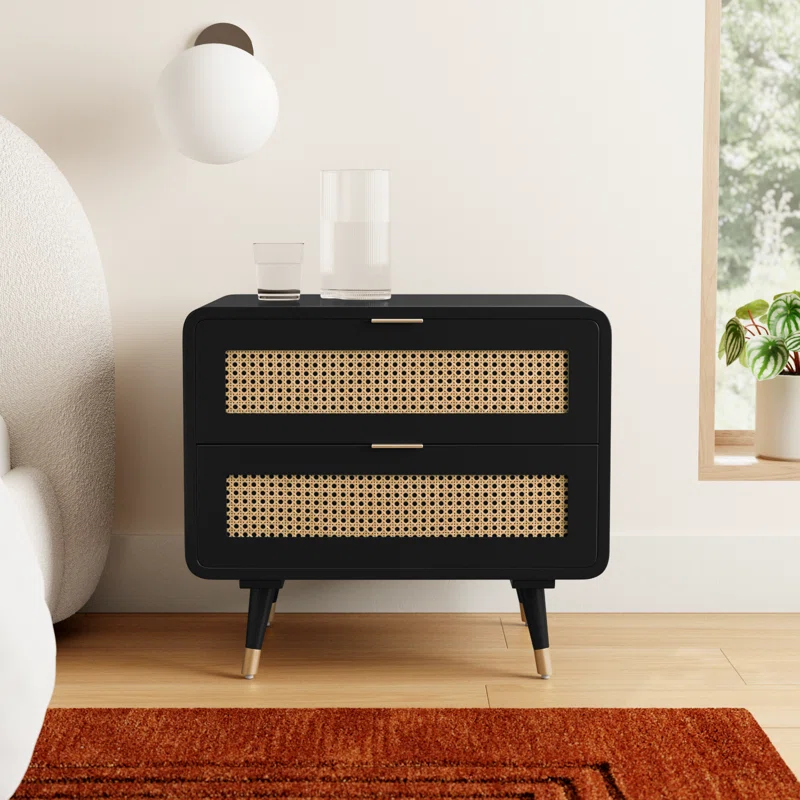 Odelie Two Drawer Nightstand