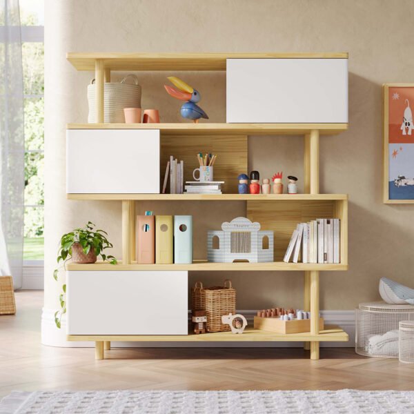 Mid Century Kids Bookshelf