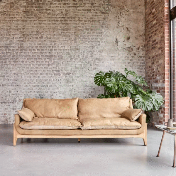 Leatherette Cheyenne Sofa