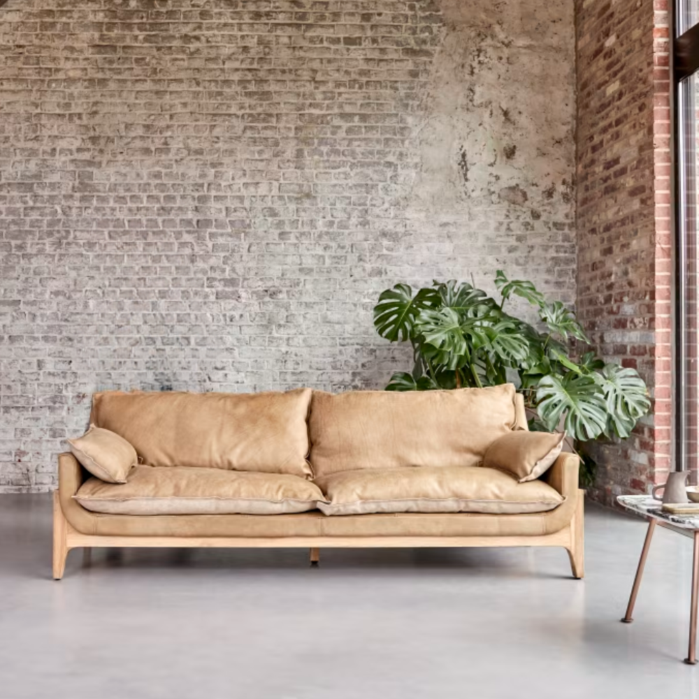 Leatherette Cheyenne Sofa