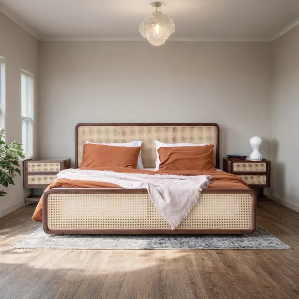 Rivendale Rattan Bed