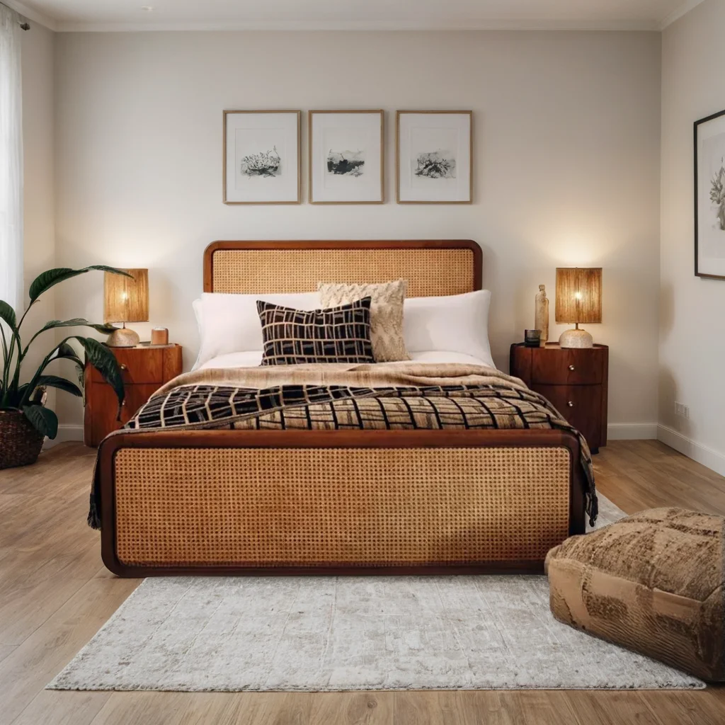 Silverstone Rattan Bed