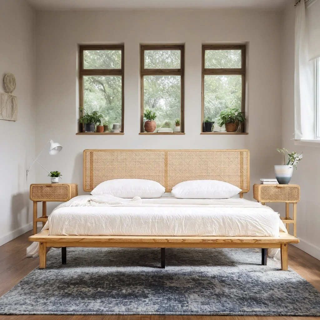 Natural Cane Elmsley Bed