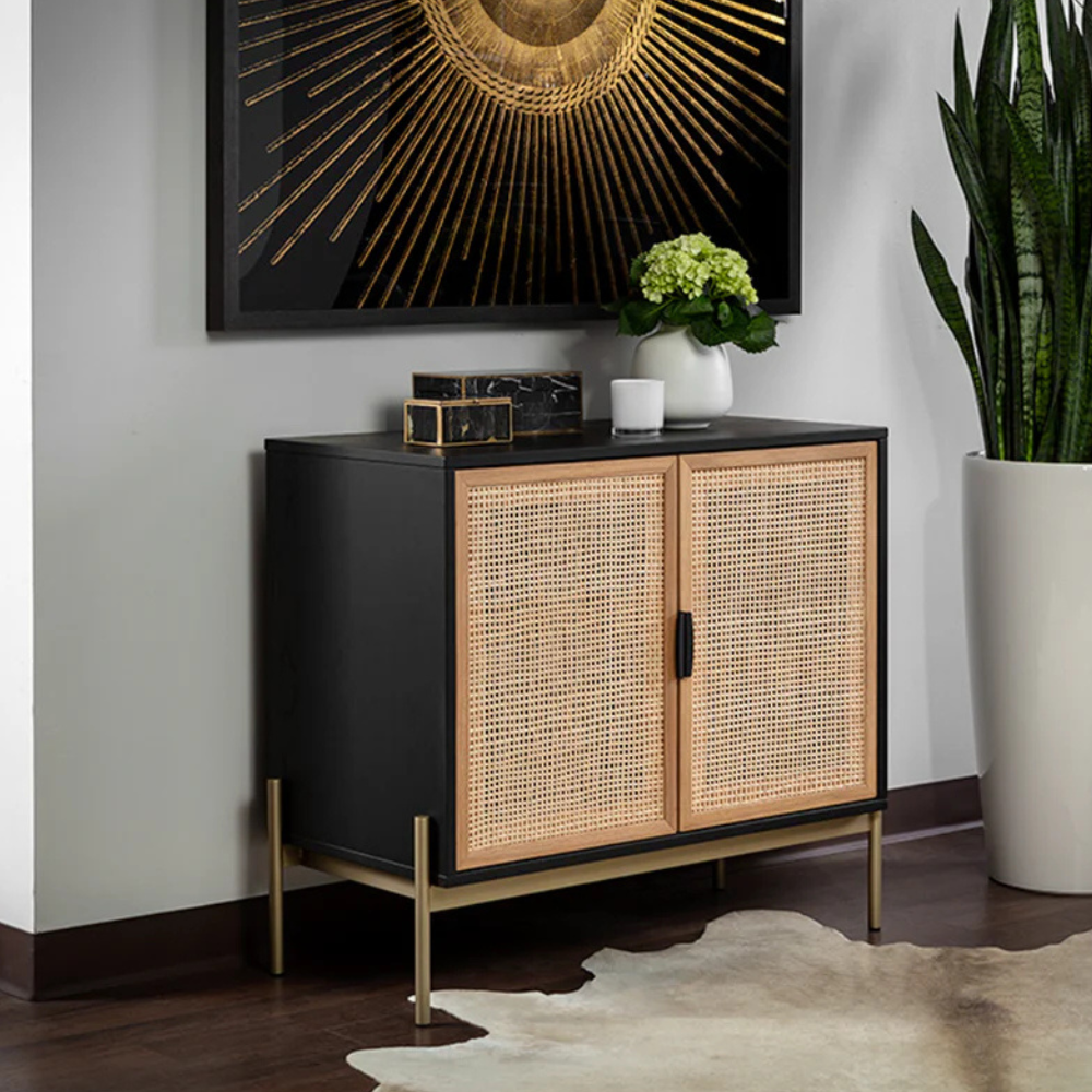 Avida Cabinet with Natural Cane