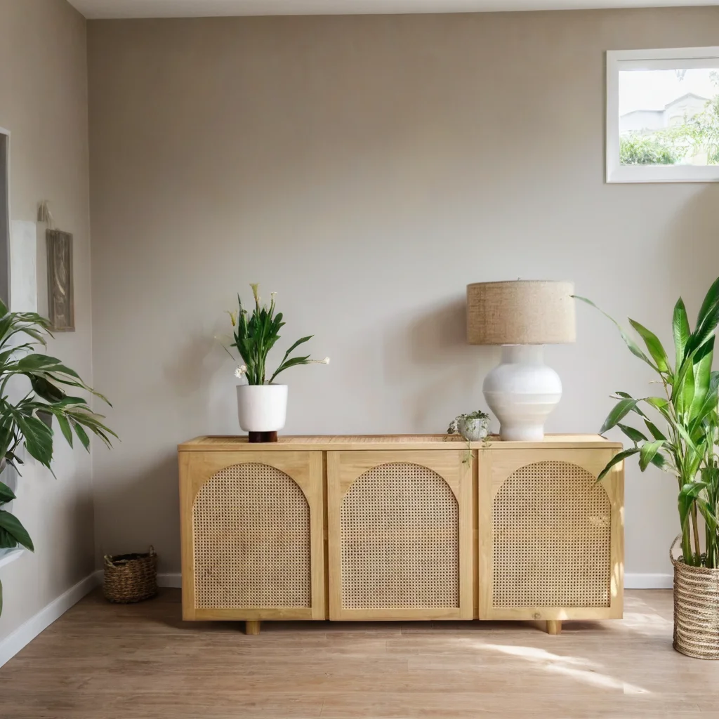 Amberhaven Cane Sideboard