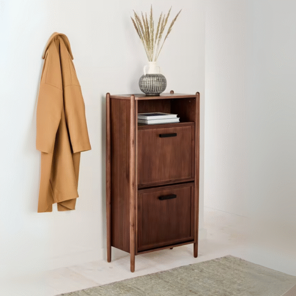 Mid Century Shoe Cabinet