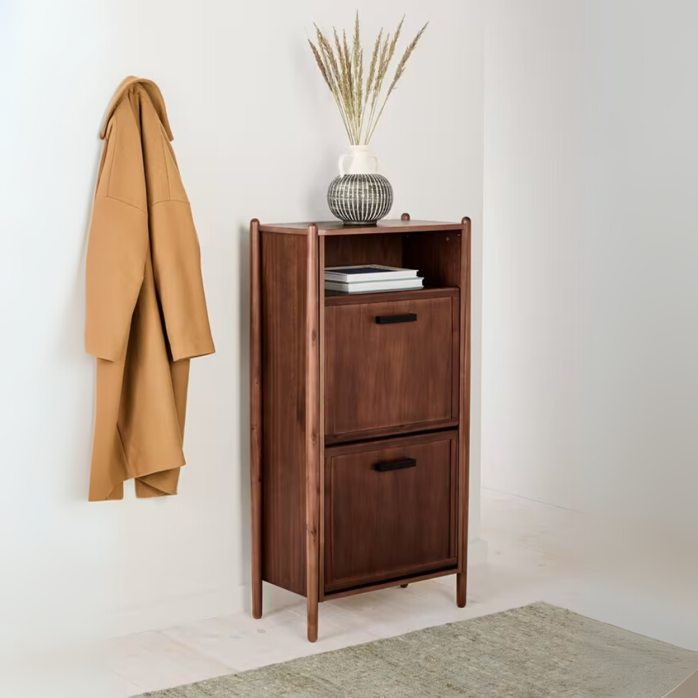 Mid Century Shoe Cabinet