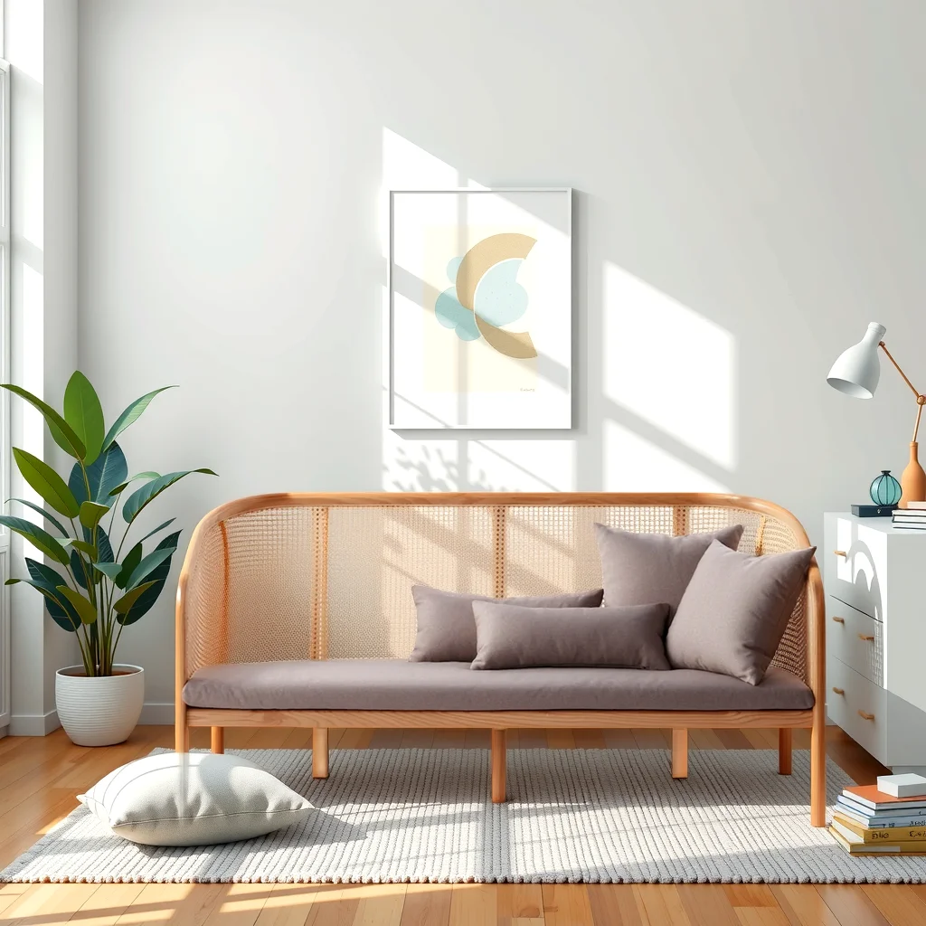 Yonder Haven Cane Sofa