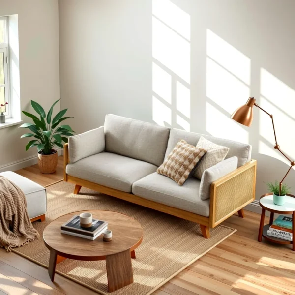 Lush Haven Cane 2 Seater Sofa