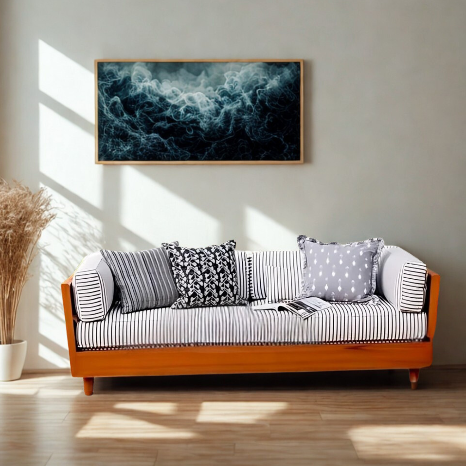 Ivory Charm Harriet Stripe Sofa Ivory Charm Harriet Stripe Sofa