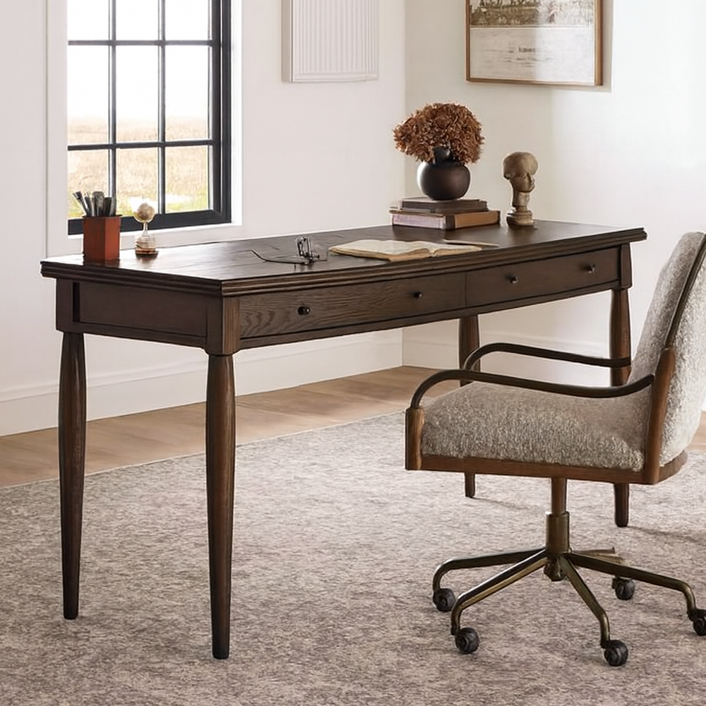 Bowfront Study Table