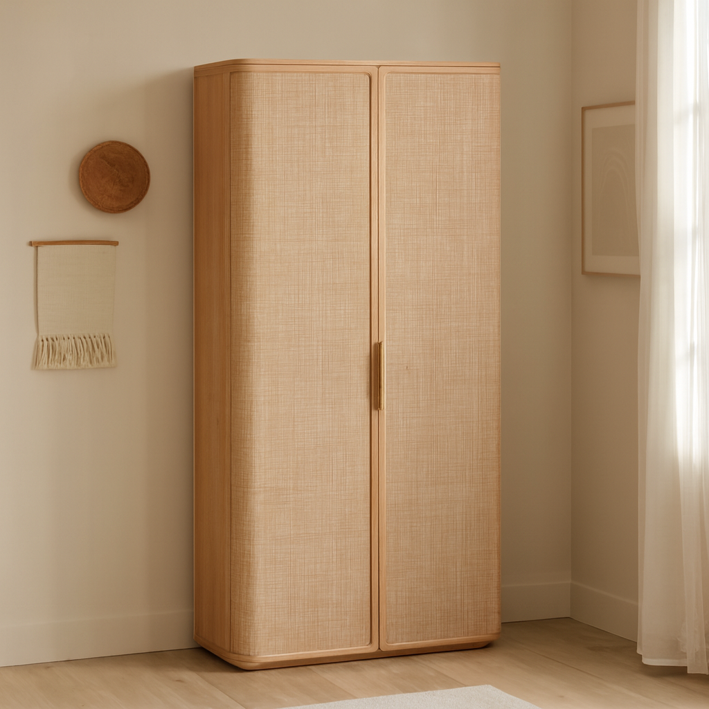 Santiago Natural Cane Wardrobe