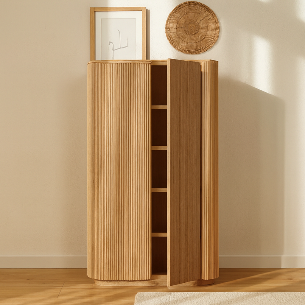 Everson Solid Wood Wardrobe